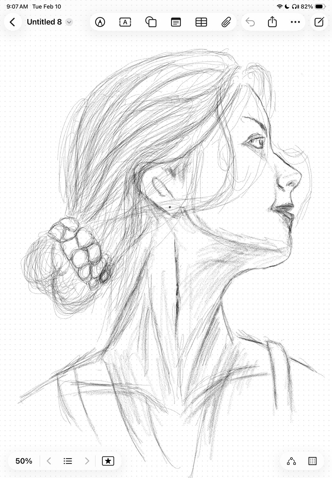iPad pencil study