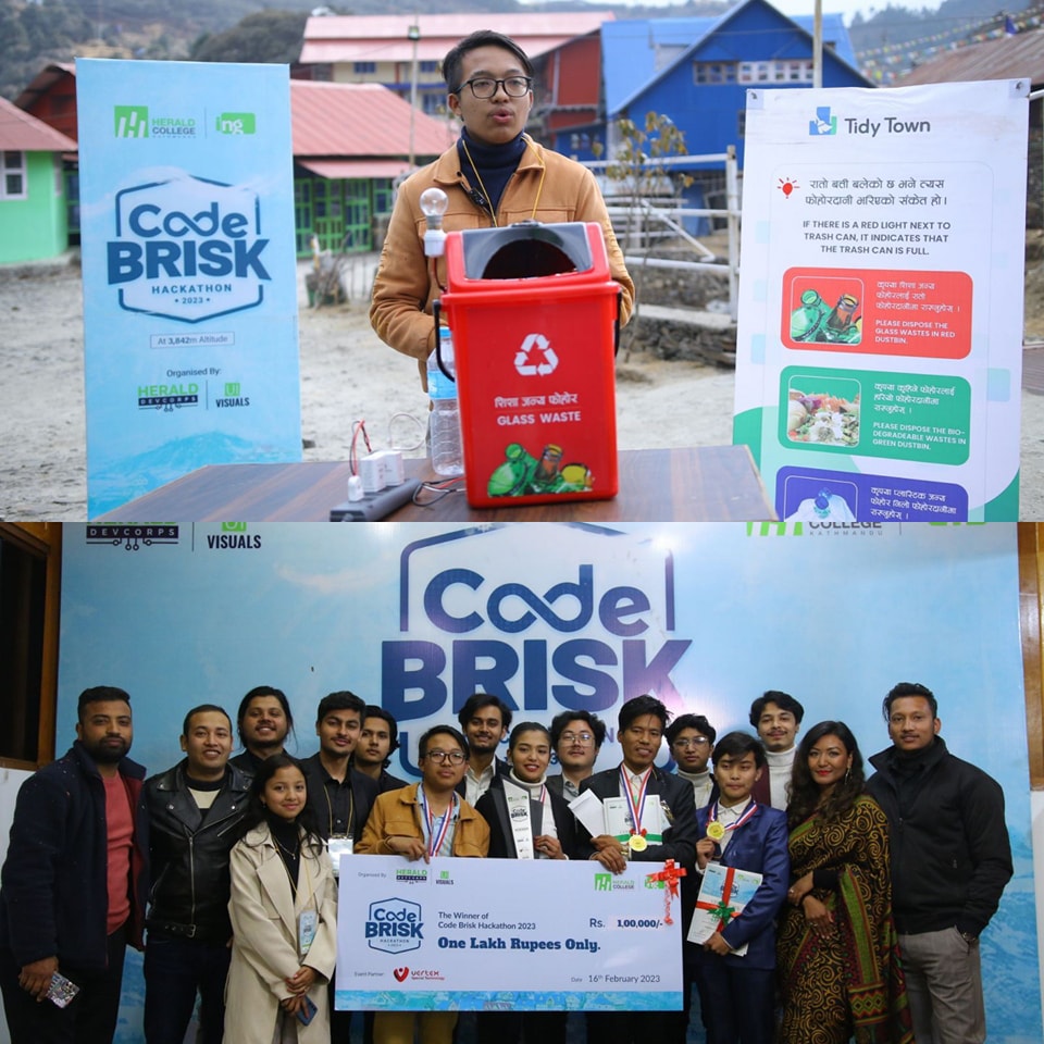 Code Brisk Hackathon 2023 as shared by Routine of Nepal Banda