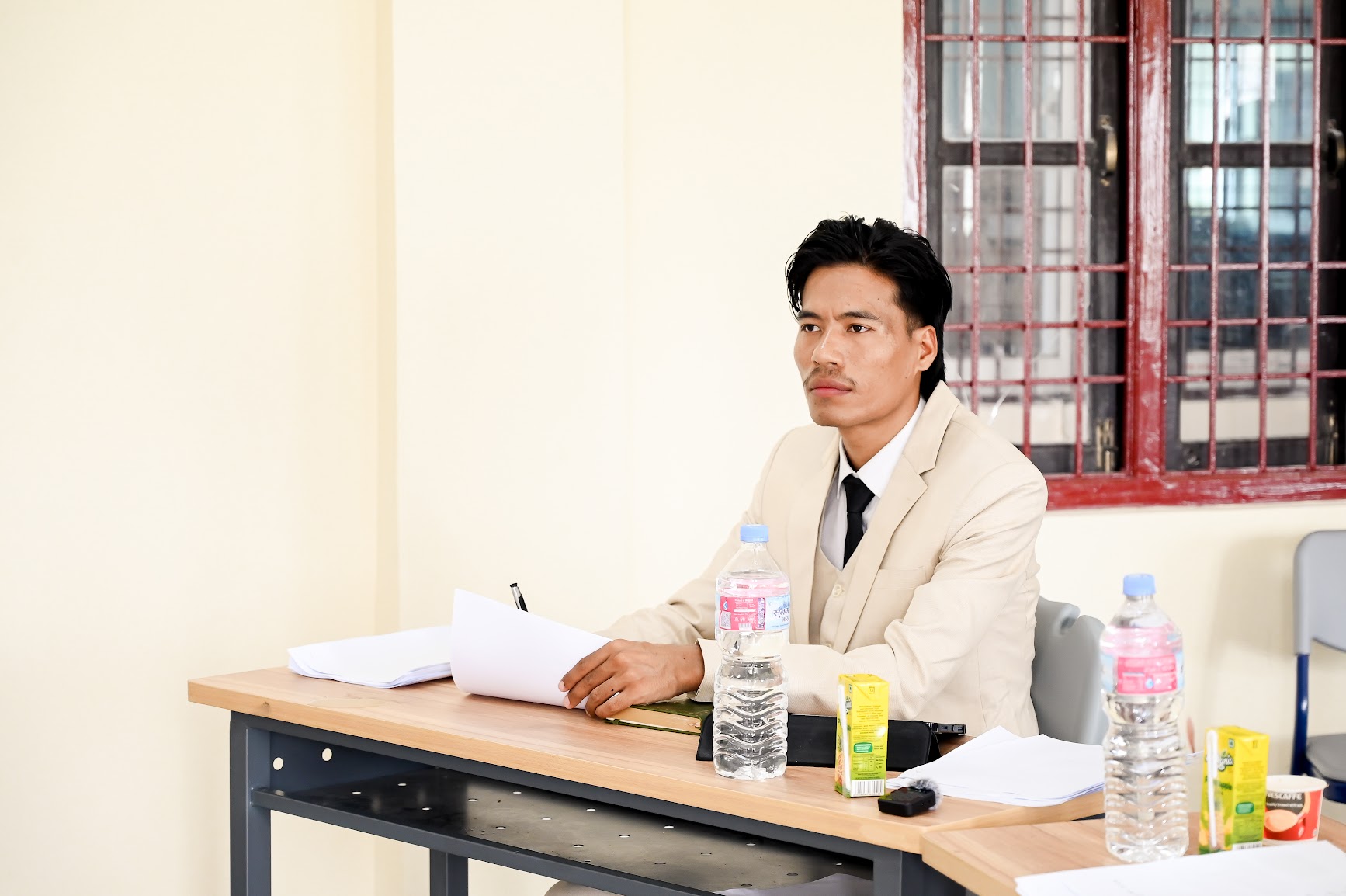 Judging student presentations
