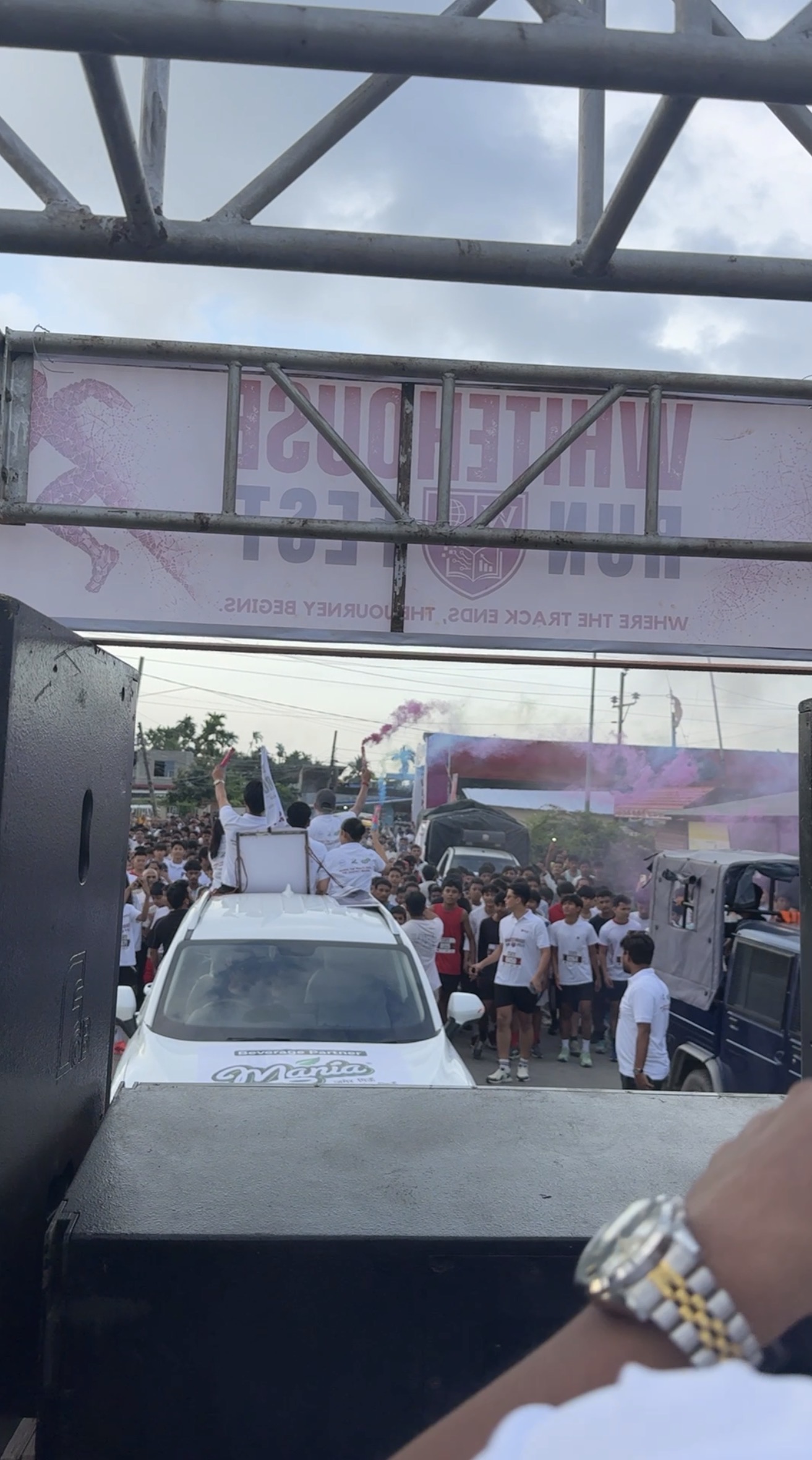 Whitehouse Run Fest DJ stage, Jhapa