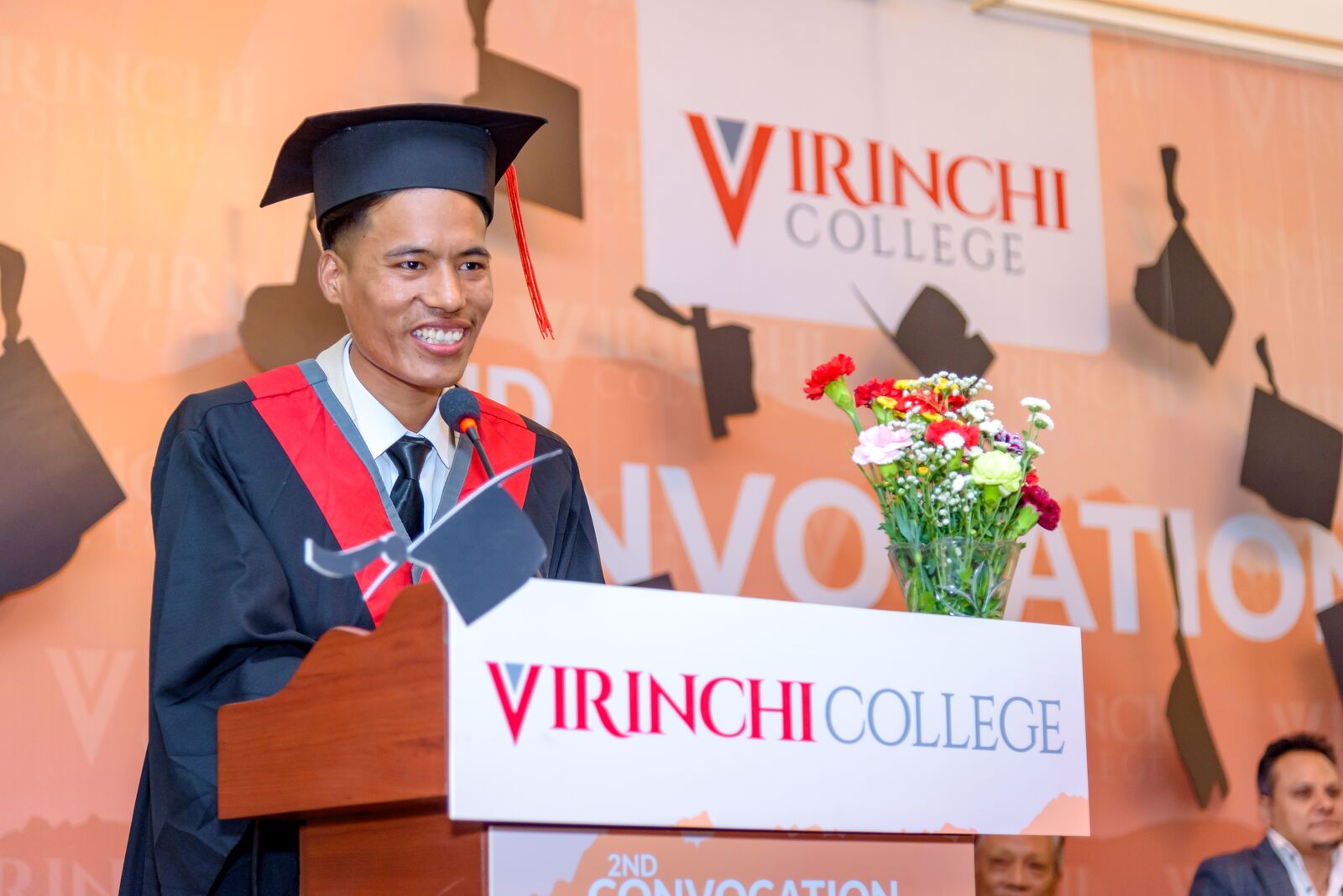 Speaking at the Virinchi College convocation podium