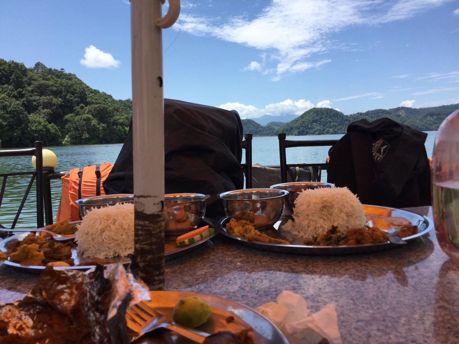 Lunch by the lake